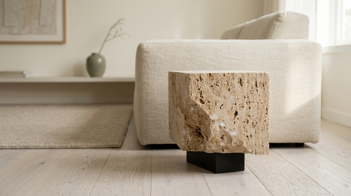 How to Style a Stone Side Table