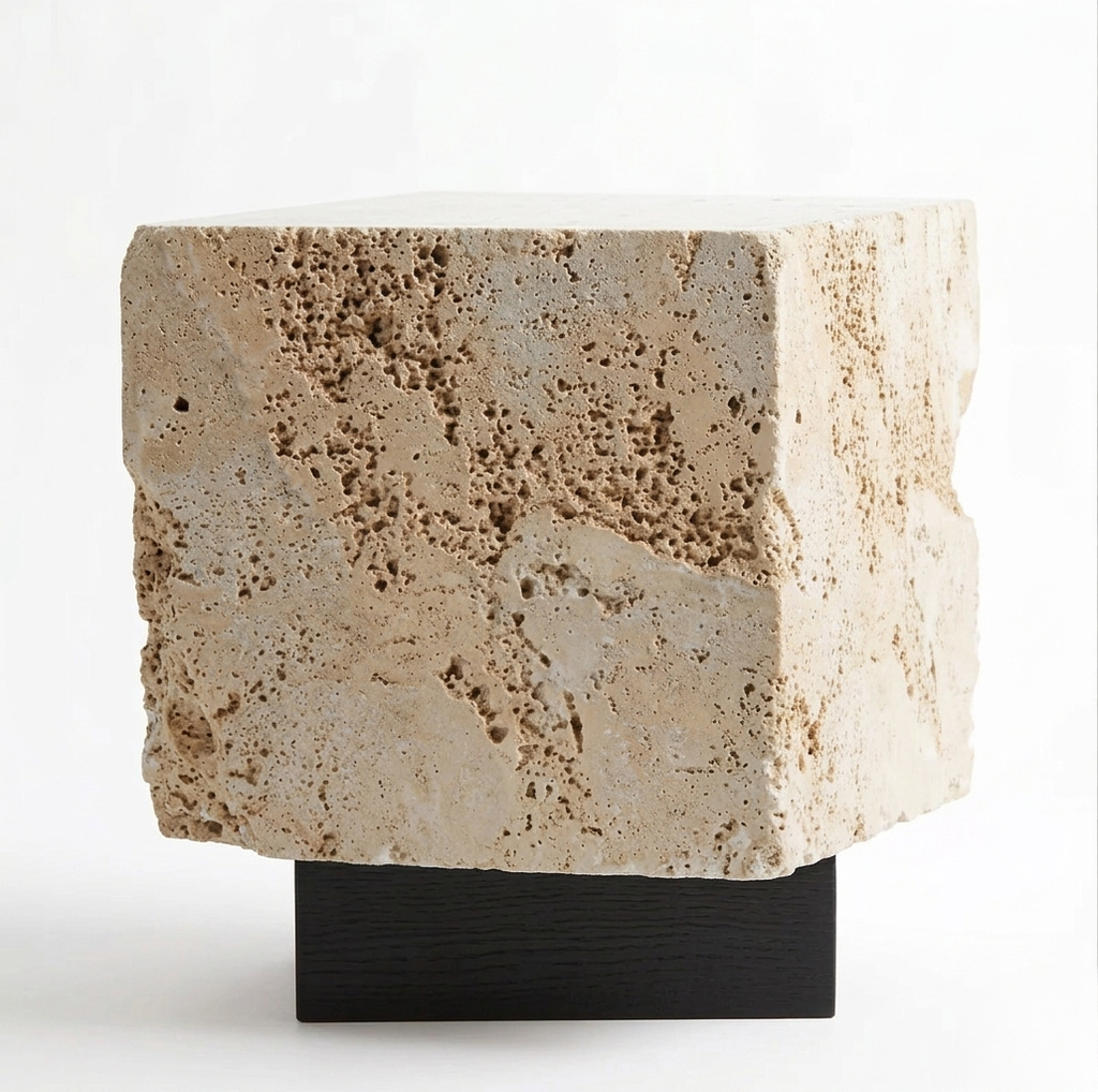 The Roman Plinth in a residential interior — warm afternoon light