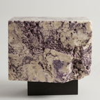 The Roman Plinth Calacatta Noir in architectural interior, Tobia Stones
