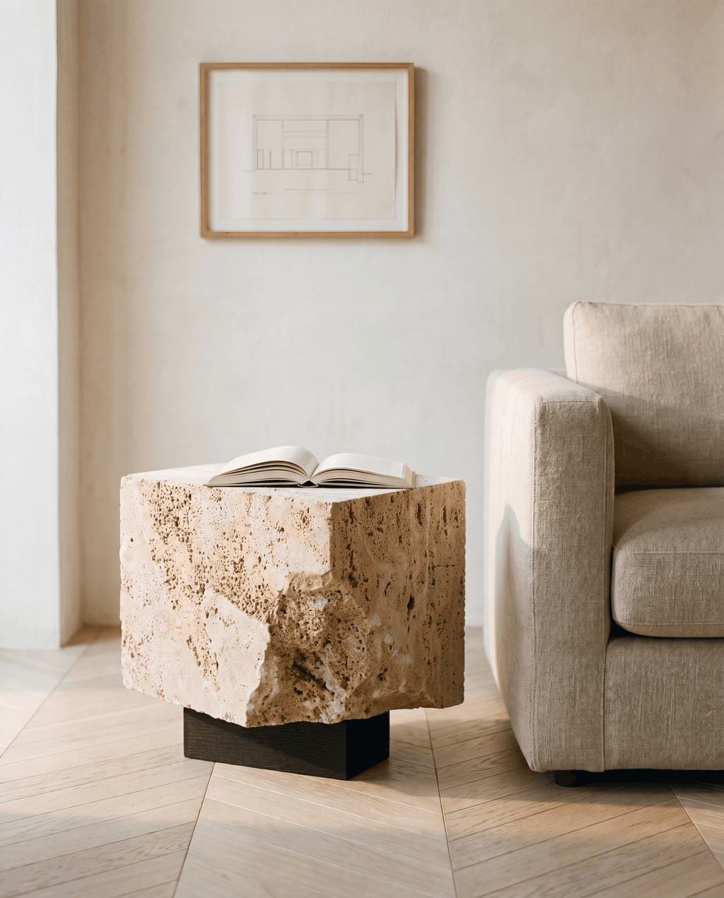 The Roman Plinth — white-glove delivery, made to order 4–6 weeks