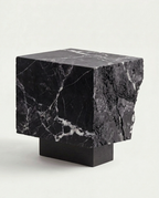 The Roman Plinth — natural travertine, quarried and cut in Italy